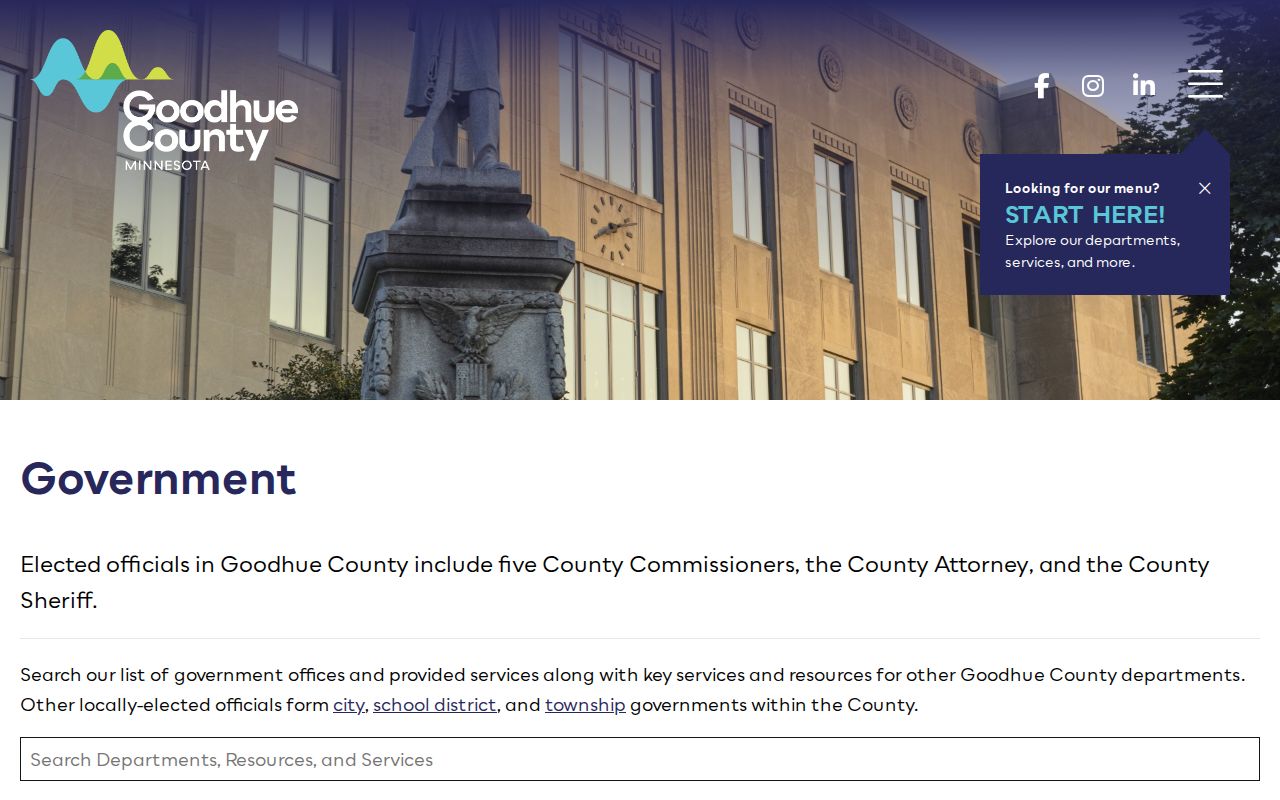 Goodhue County court docket county government source