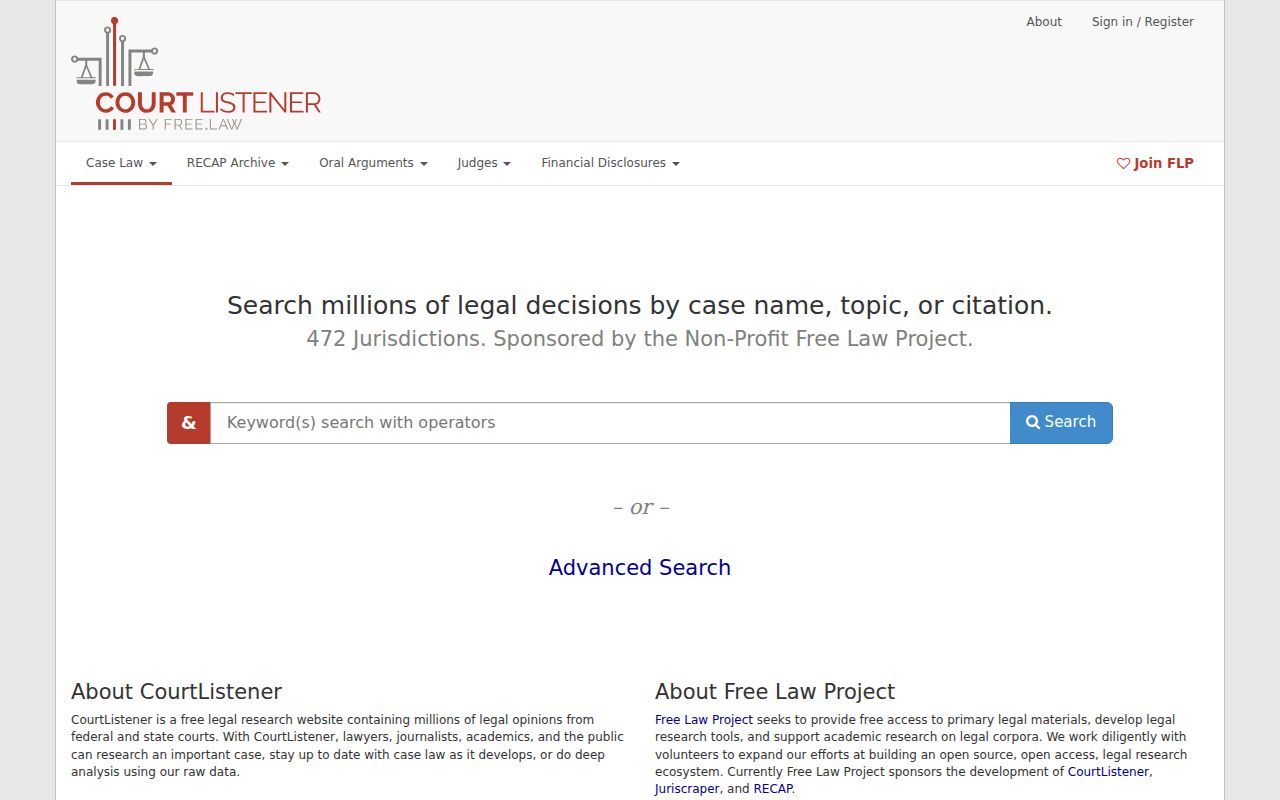 Lake City court docket search CourtListener RECAP reference