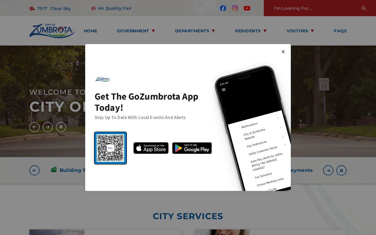 Zumbrota court docket city administration record source